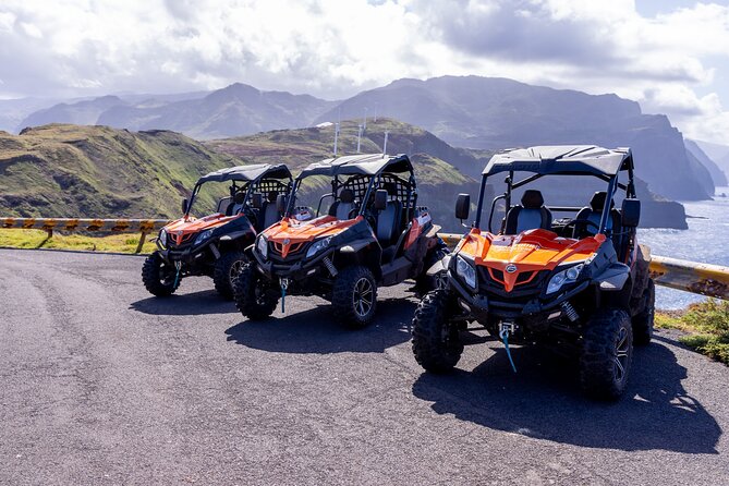 Buggy Adventure in Madeira off Road - Stop for Forestry Context: Casa das Funduras