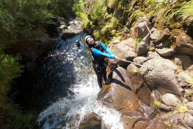 Canyoning in Madeira Island- Level 1 - What you’ll do in the canyon: walking, four rappels, pools, and slides