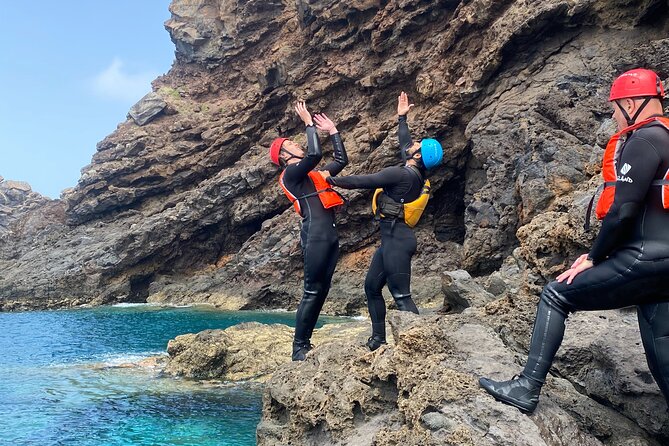 Coasteering Adventure with Snorkeling from Funchal - Small Group Energy With English Guides