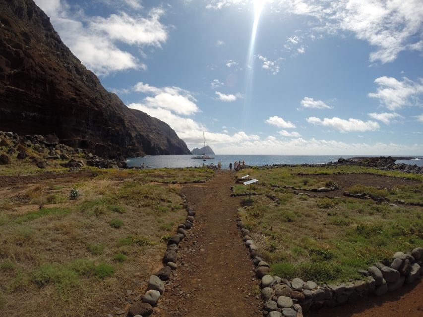 Desertas Islands Full-Day Catamaran Trip from Funchal - Deserta Grande landing: volcanic shoreline swimming, not an all-day hike