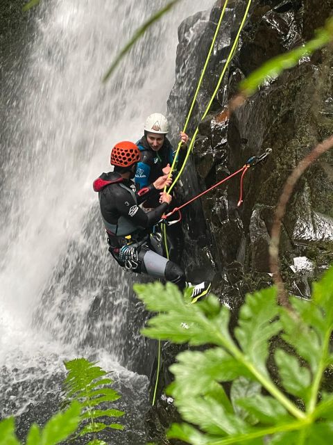 EPIC Madeira Canyoning Level Two - Safety briefing at a local bar: where the rules actually get learned