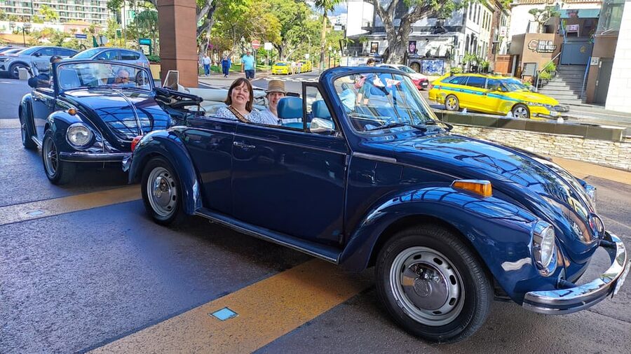 From Funchal: Cabo Girão & Poncha Tasting by Classic VW - Getting picked up in Funchal, then settling into a relaxed pace