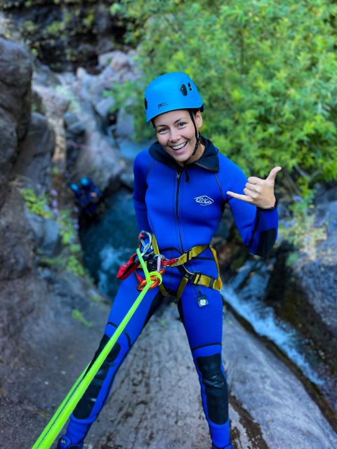From Funchal: Intermediate (Level 2) Canyoning Adventure - Getting Your Gear and Doing the Safety Setup