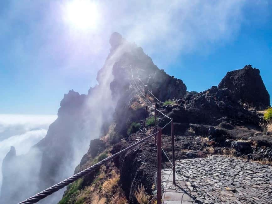 From Funchal: Transfer to Pico do Arieiro & Pico Ruivo Trail - Transfer return and the Achada do Teixeira finish