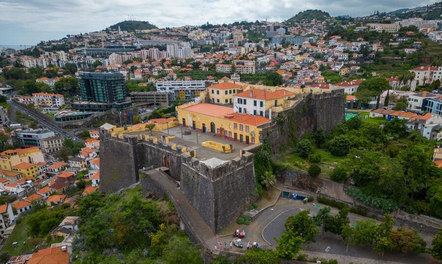 Funchal : 1 hour City Tour by Tuk-Tuk - Fortaleza de São João Baptista do Pico: a short stop with big viewpoint energy
