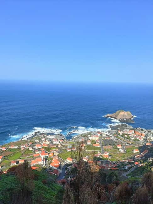 Funchal: 4WD Experience Skywalk to Seixal Porto Moniz, Fanal - Porto Moniz Natural Swimming Pools: lava rock, optional swim, real time to enjoy