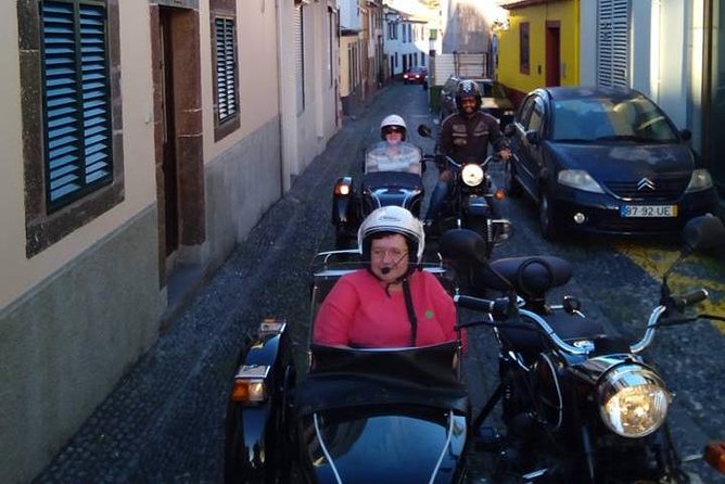 Funchal by Night: Downtown Sidecar Experience - Entering Funchal’s old streets after sunset, sidecar style
