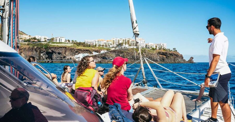 Funchal: Dolphin and Whale Watching by Luxury Catamaran - Cabo Girão and the swim stop: crystal water, but season matters