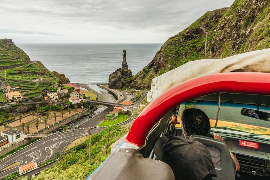 Funchal: Enchanted Terraces, Porto do Moniz & Fanal 4WD Tour - Waterfall and waterfall-adjacent stops: quick looks that add variety