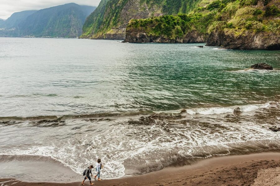 Funchal: Enchanted Terraces, Porto do Moniz & Fanal 4WD Tour - First contact with the coast: Ribeira da Janela and quick photo stops