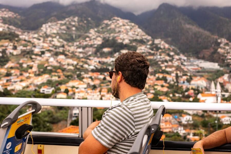 Funchal: Hop-On Hop-Off Bus Tour - Cabo Girão from the cliffs, with the Skywalk add-on