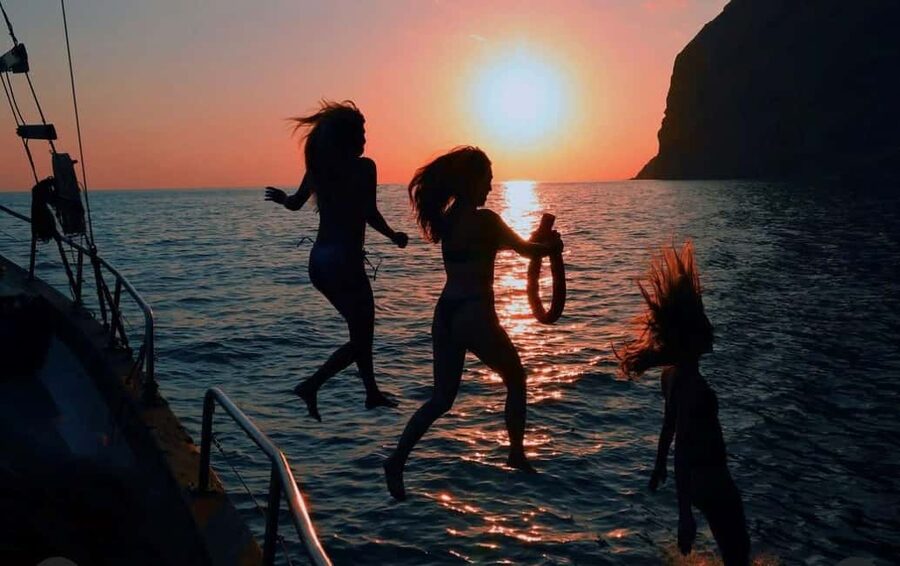 Funchal: Sunset Tour on Traditional Madeiran Boat w/ Drinks - The Cabo Girão swim and snorkel stop, and what it means for your trip