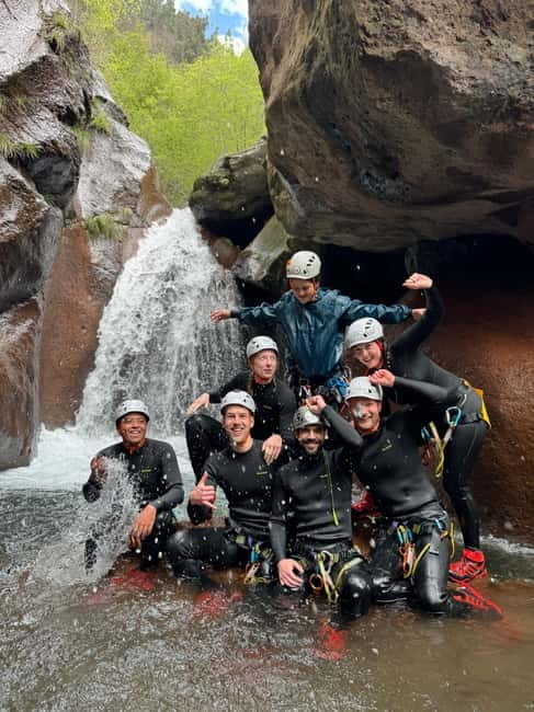 Go Explore Canyoning Level 2 (Nun's Valley) . - Getting There: Pickup from CR7 Museum, Ponta do Sol, and Praia da Calheta