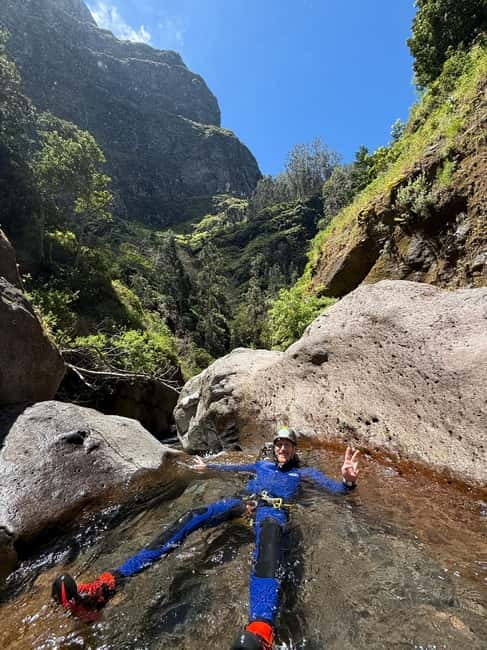 Go Explore Canyoning Level 2 (Nun's Valley) . - The Start of the Adventure: Walking In via Dirt Road and a Levada