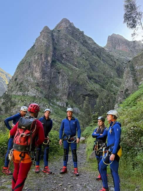 Go Explore Canyoning Level 2 (Nun's Valley) . - The Heart of the Route: Four Abseils, Including a Biggest 15-Meter Rappel