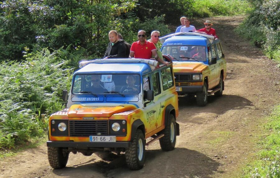 Madeira: Wine & Tapas, Cabo Girão Skywalk 4x4 Jeep Adventure - São Vicente: A calmer counterpoint to cliff drama