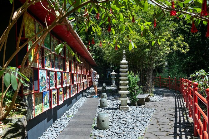 Monte Palace Tropical Garden tour with Cable Car - Entering Monte Palace Gardens: plants, water, and that calm feeling