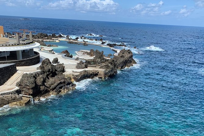 Porto Moniz, Seixal, Fanal Forest, Cliff Skywalk in Open Roof 4X4 - Cabo Girão skywalk: glass-floor cliff views with a small extra fee