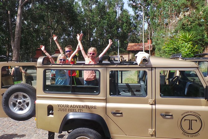 Porto Moniz, Seixal, Fanal Forest, Cliff Skywalk in Open Roof 4X4 - The ride itself: what open-roof means in real life