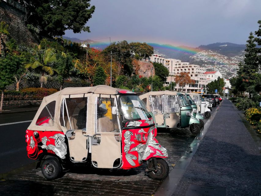 Private tour:Tuk Tuk Ride to Monte Funchal Toboggans - From Hotel Pickup to Monte: Riding the Hills Without the Hassle