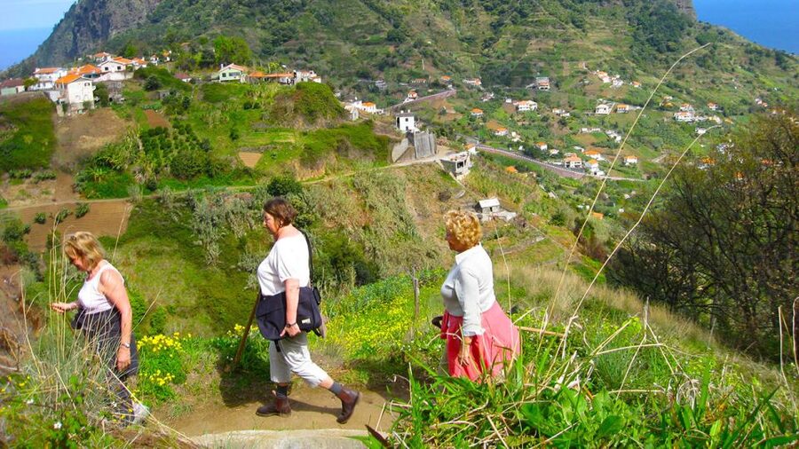 Referta / Castelejo - Levada Walk - Porto da Cruz finale: snacks, poncha, and a local kind of stop