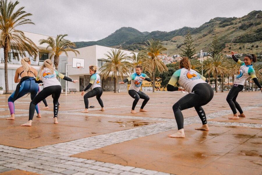 Surf lesson in Madeira - Instructors, Languages, and the Small-Group Advantage